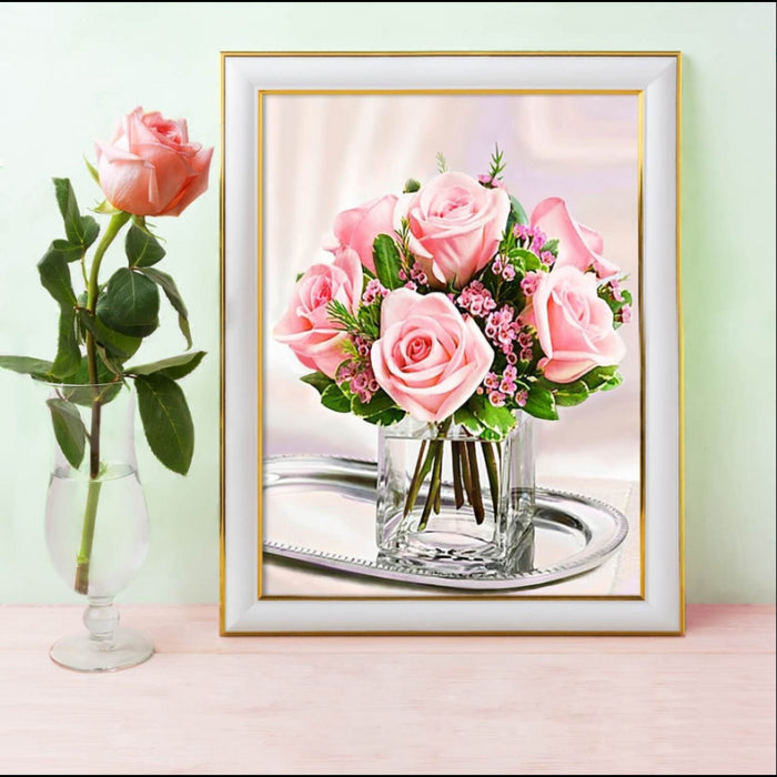 Diamond Painting Kit - "TENDER ROSES" 30X40 CM AM1676
