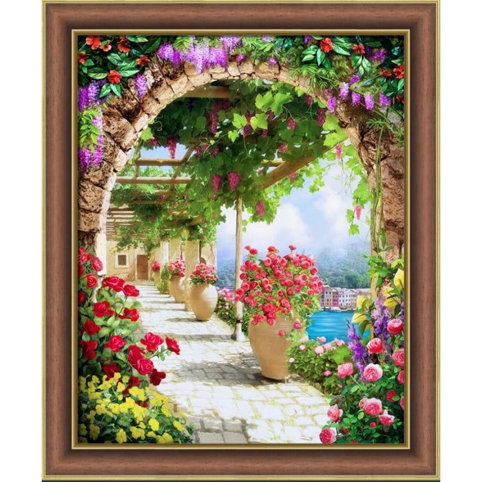 Diamond Painting Kit - SUN TERRACE 40*50 CM AM1800