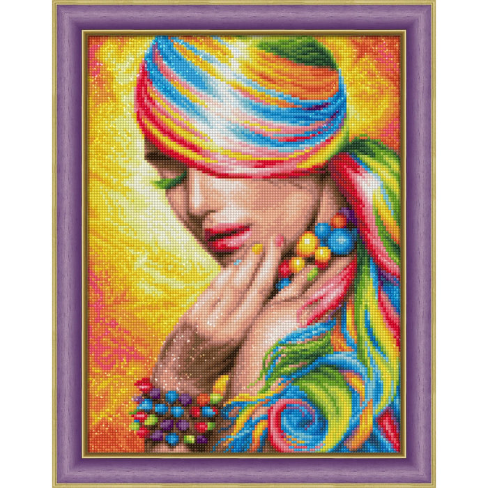 Diamond Painting Kit - "BRIGHT FASHION" 30*40 CM AM1837