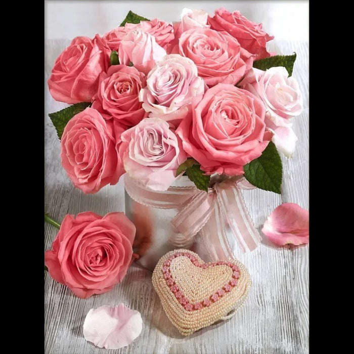 Diamond Painting Kit - BOUQUET NOTES OF LOVE 30*40 CM AM1880