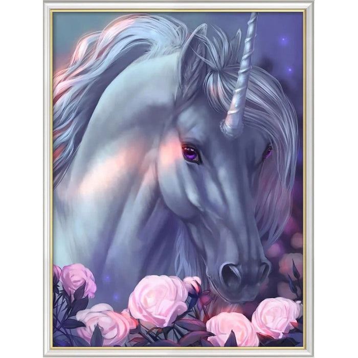 Diamond Painting Kit - UNICORN AND ROSES 30*40 CM AM1968