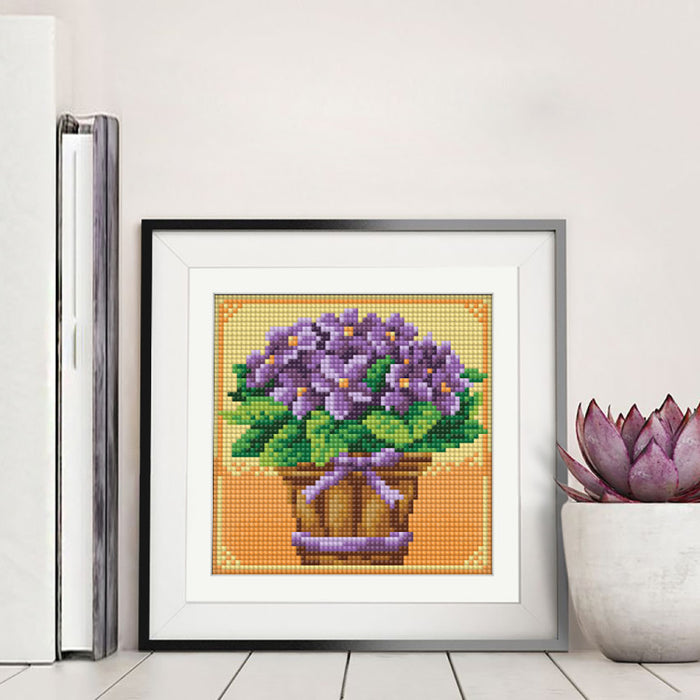 Diamond Painting Kit - FLOWERS 15_15CM AZ-1637