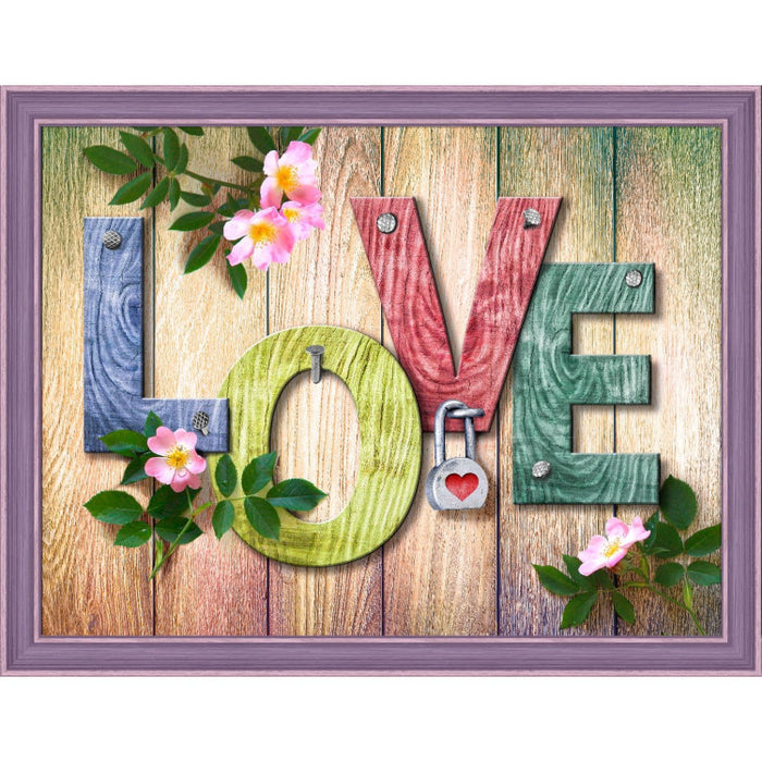 Diamond Painting Kit - LOVE 40X30 CM AZ-1742