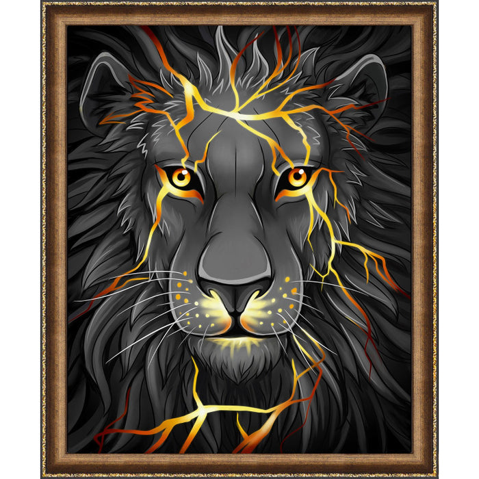 Diamond Painting Kit - LAVA LION 40X50 CM AZ-1745