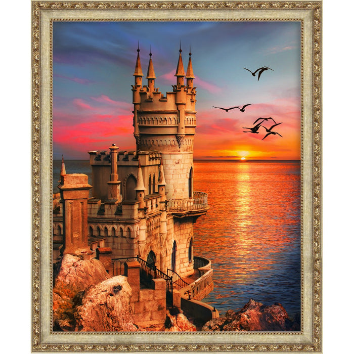 Diamond Painting Kit - SWALLOW'S NEST 40X50 CM AZ-1758