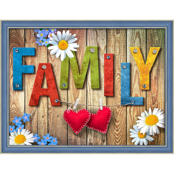Diamond Painting Kit - FAMILY 40X30 CM AZ-1798