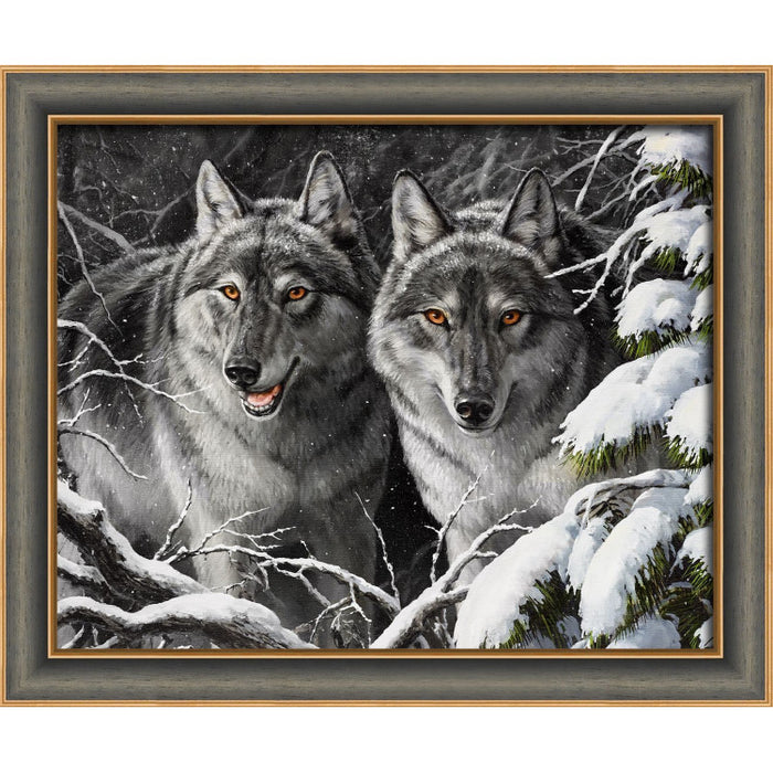 Diamond Painting Kit - WOLVES 50X40 CM AZ-1818