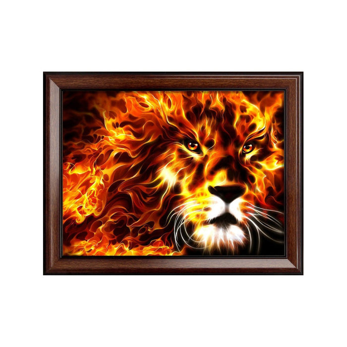 Diamond Painting Kit - FIRE LION 30X40 CM AZ-1851