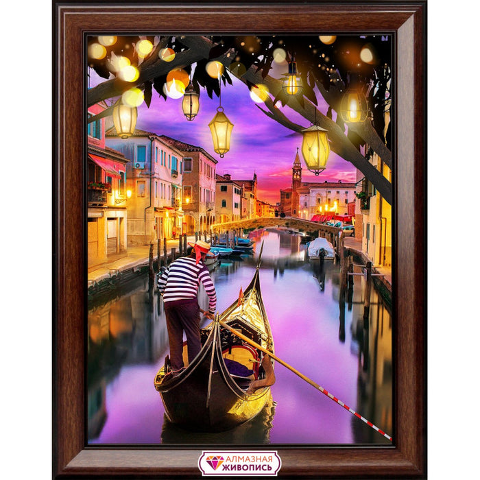 Diamond Painting Kit - VENETIAN SUNSET 30_40 CM AZ-1872