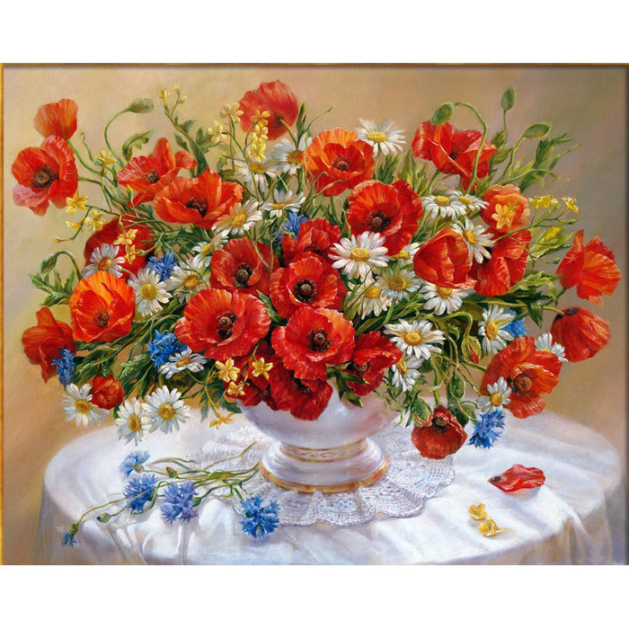 Diamond Painting Kit - POPPIES 50*40 CM AZ-1917