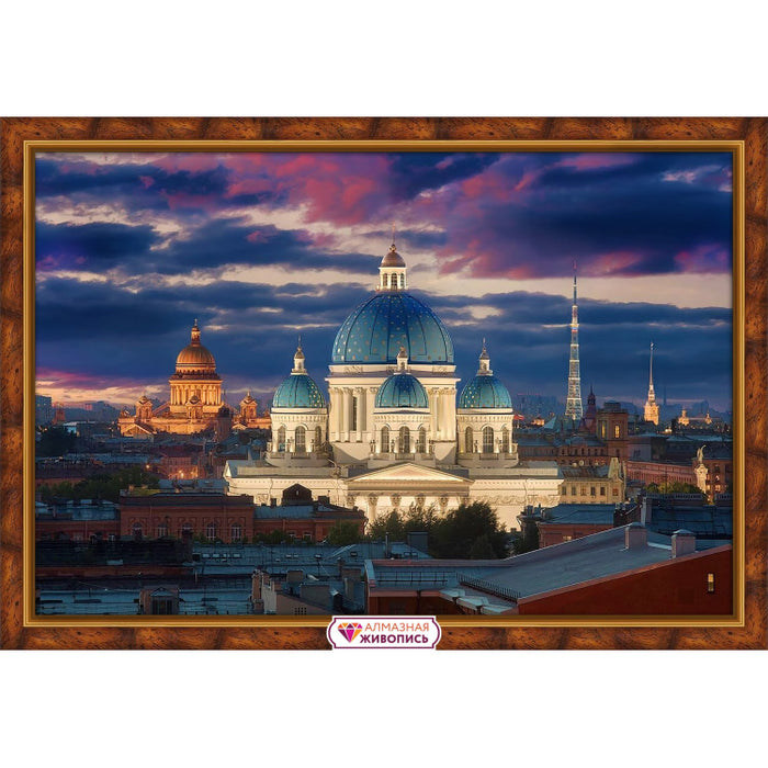 Diamond Painting Kit - TRINITY-IZMAILOVSKY CATHEDRAL 60*40 CM AZ-1952