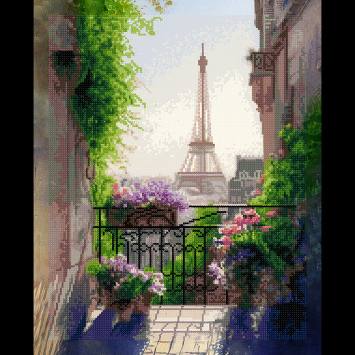 DIAMOND PAINTING WITH SUBFRAME "EIFFEL TOWER" 40X50 CM DP429