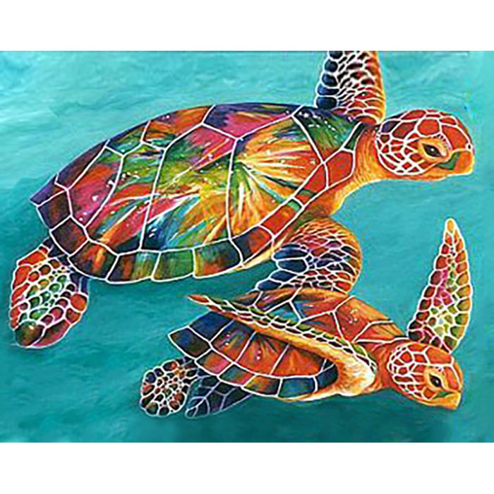 Diamond Painting Kit - SEA TURTLES 48*38 CM WD064