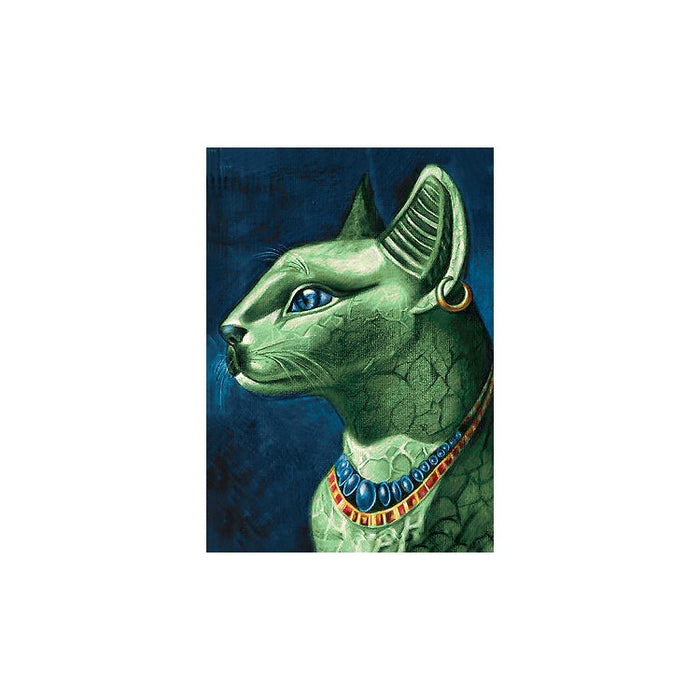 Diamond Painting Kit - EMERALD CAT 27*38 CM WD141