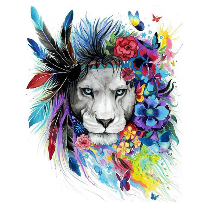 Diamond Painting Kit - FLOWER VISION 38 _ 48 CM WD219