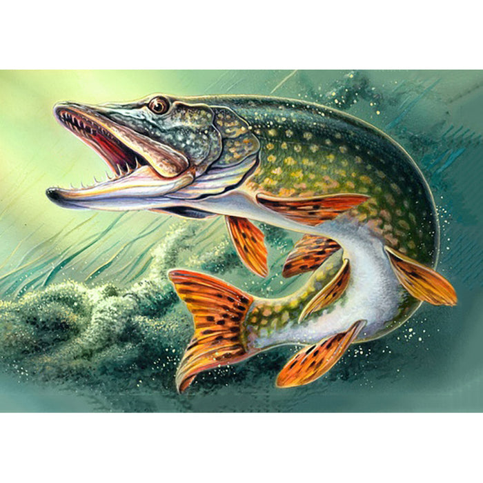Diamond Painting Kit - PIKE 38 _ 27 CM WD225