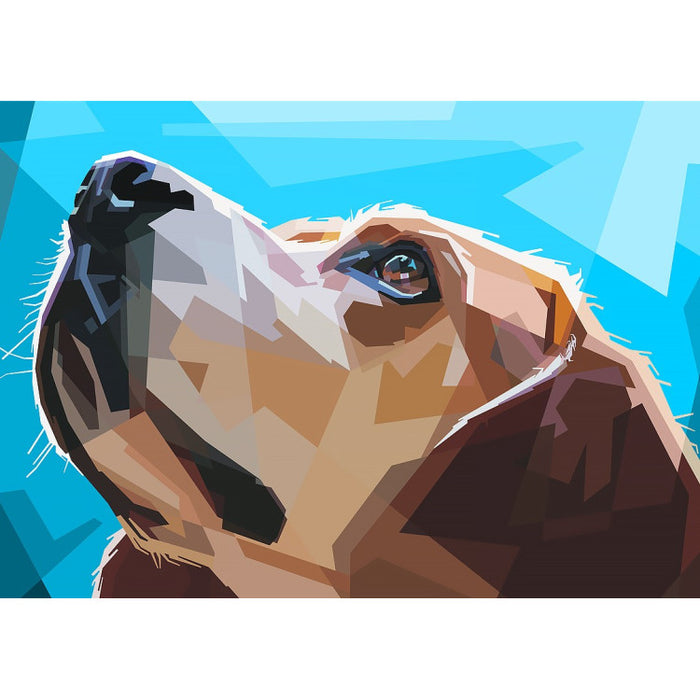 Diamond Painting Kit - WATCHFUL DOG 38*27 CM WD2300