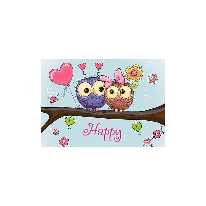 Diamond Painting Kit - OWL DATE 38*27 CM WD2320