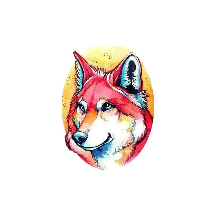 Diamond Painting Kit - COLOURFUL HUSKY 20*20 CM WD2376