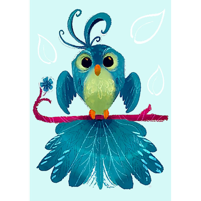 Diamond Painting Kit - BIRD OF LUCK 20 _ 30 CM WD238