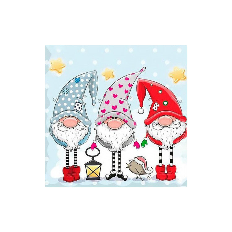 Diamond Painting Kit - GNOMES 38*38 CM WD2443