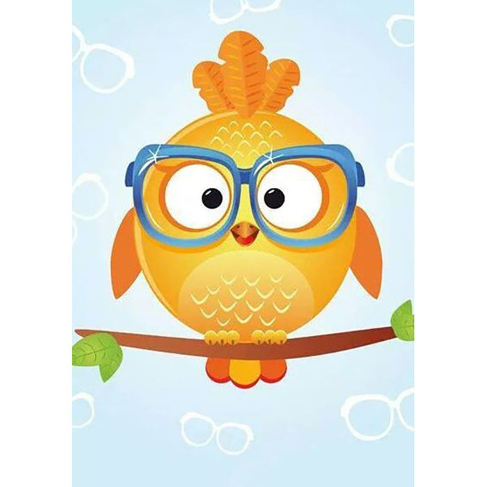 Diamond Painting Kit - OWL LEO 20 _ 30 CM WD249