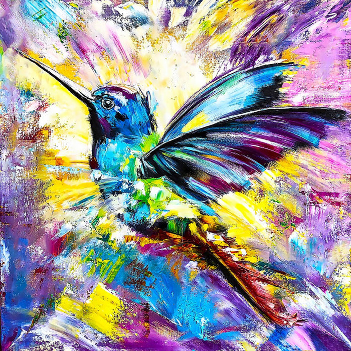 Diamond Painting Kit - COLOURFUL FLIGHT 38*38 CM WD2518