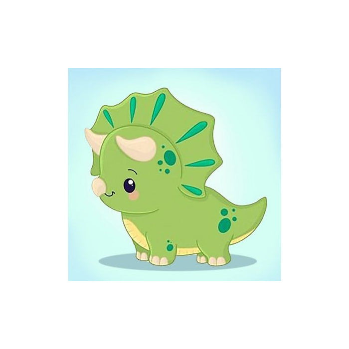 Diamond Painting Kit - DINOSAUR TOSHA 20*20 CM WD2535