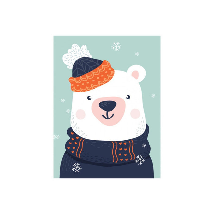 Diamond Painting Kit - SNOW BEAR 15*20 CM WD2538