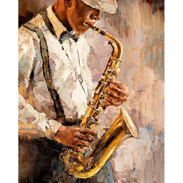 Diamond Painting Kit - THE SAXOPHONE PLAYER 40*50 WD3033