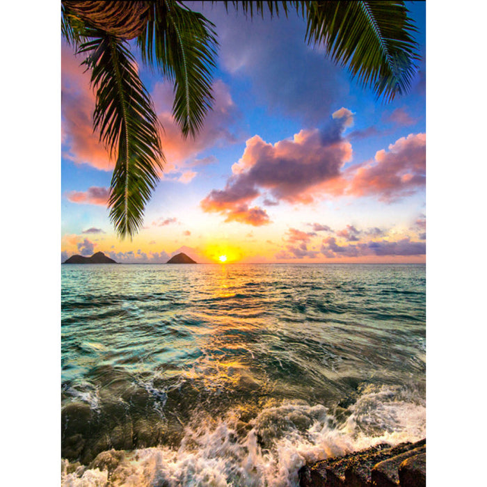 Diamond Painting Kit - OCEAN SUNSET 30*40 WD3045