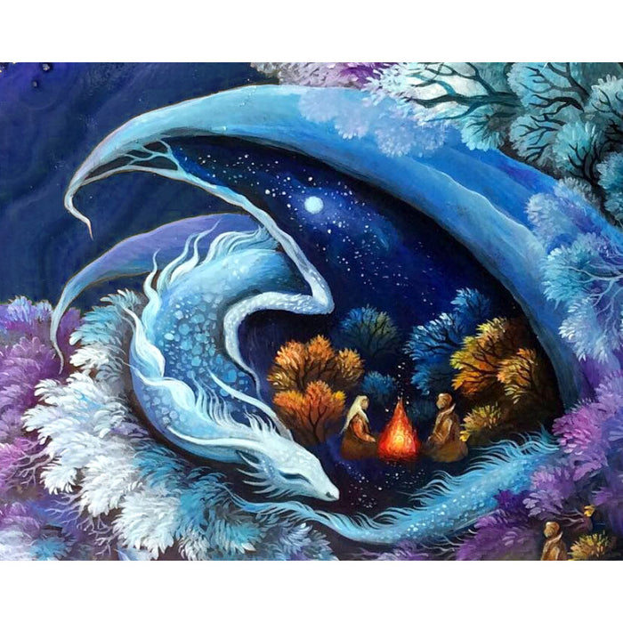 Diamond Painting Kit - DRAGON GUARDIAN 50*40 CM WD3070