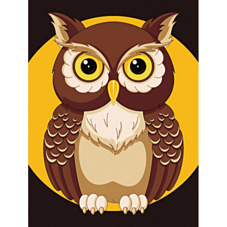 Diamond Painting Kit - NIGHT OWL 15*20 CM WD308