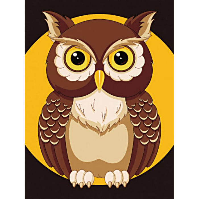 Diamond Painting Kit - NIGHT OWL 15*20 CM WD308