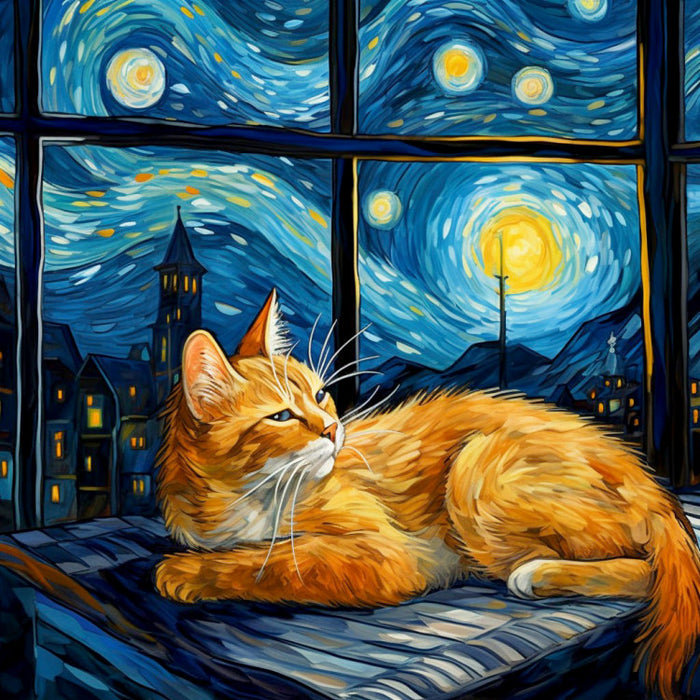 Diamond Painting Kit - "RED MASTERPIECE" 30X30 CM WD3213