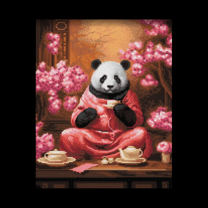 DIAMOND PAINTING WITH SUBFRAME "TEA CEREMONY" 30X40 CM VA807