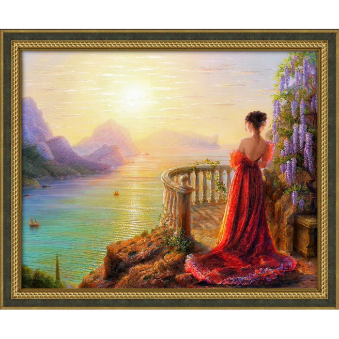 Diamond Painting Kit - "AT SUNSET" 50X40 CM AM1824