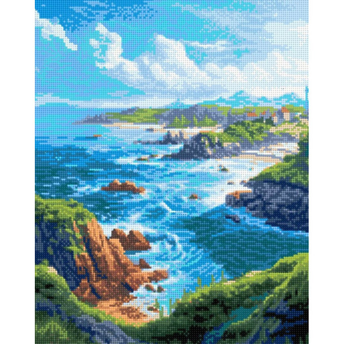 DIAMOND PAINTING WITH SUBFRAME "COLOURFUL EXPANSE" 40X50 CM DP414