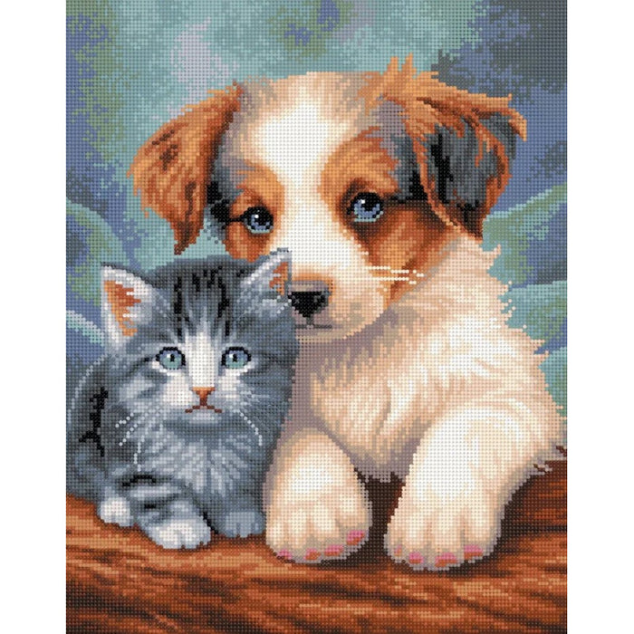 DIAMOND PAINTING WITH SUBFRAME "FRIENDS" 40X50 CM DP413