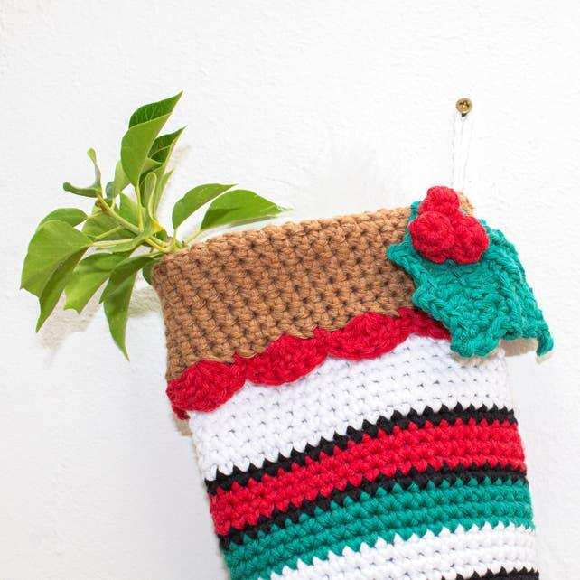 DIY Crochet Kit Christmas Stocking Crochet Kits - HobbyJobby