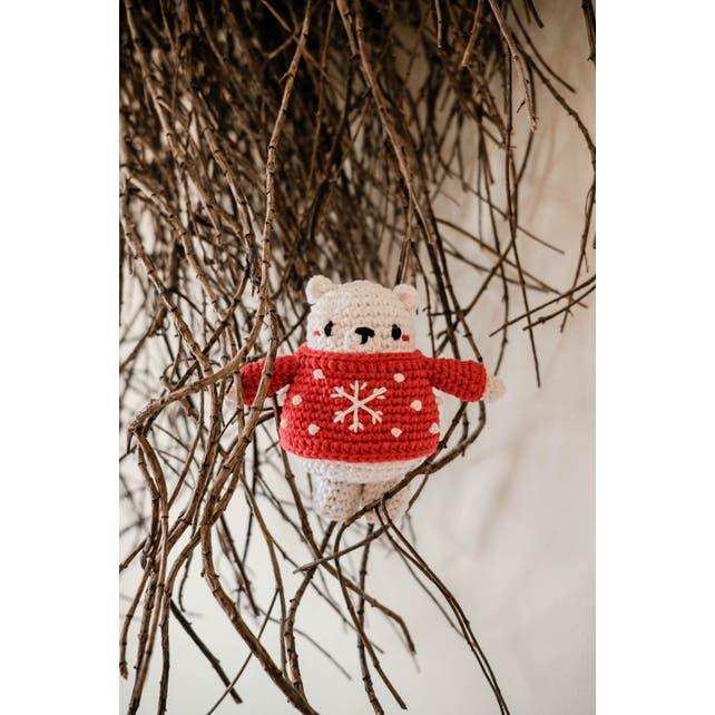 DIY Crochet Kit Winter Bear Yule Crochet Kits - HobbyJobby