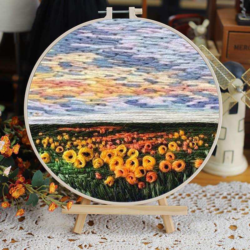 DIY Embroidery Kit, Long Stitch Kit HobbyJobby Set of 5 HobbyJobby Long Stitch Kit - HobbyJobby