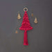 DIY Macramé Kit Christmas Tree Wall Hanger Coral Crochet Kits - HobbyJobby