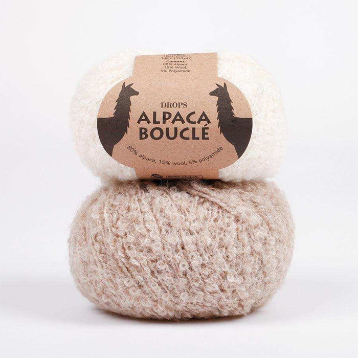 DROPS Alpaca Bouclé Drops Design Aran & Worsted Yarn - HobbyJobby