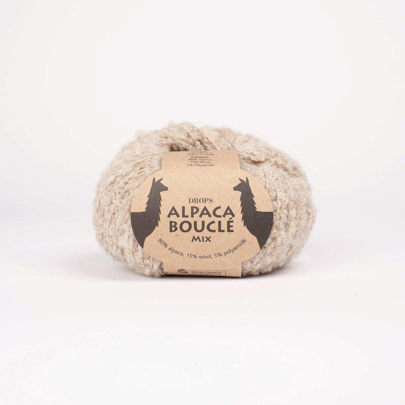 DROPS Alpaca Bouclé DROPS Aran & Worsted Yarn - HobbyJobby