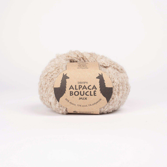DROPS Alpaca Bouclé DROPS Aran & Worsted Yarn - HobbyJobby