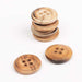 Drops Olive Wood Buttons DROPS Buttons - HobbyJobby