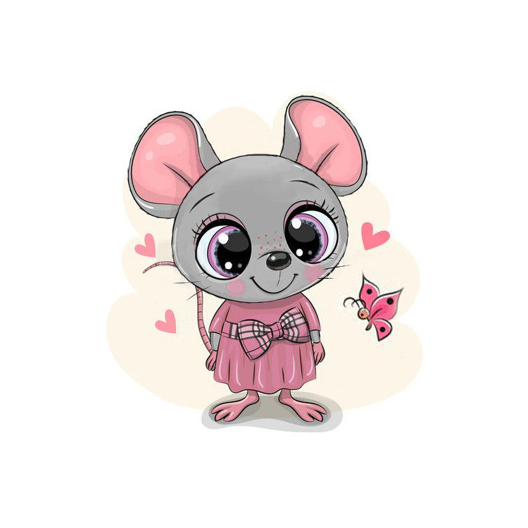 Diamond Painting Kit - CUTE MOUSE 20*20 CM WD2476