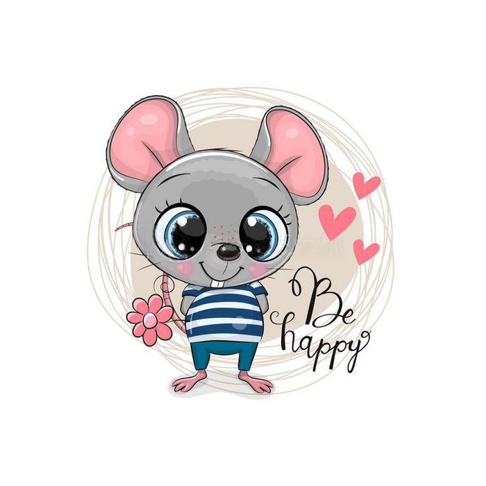 Diamond Painting Kit - LITTLE MOUSE 20*20 CM WD2477
