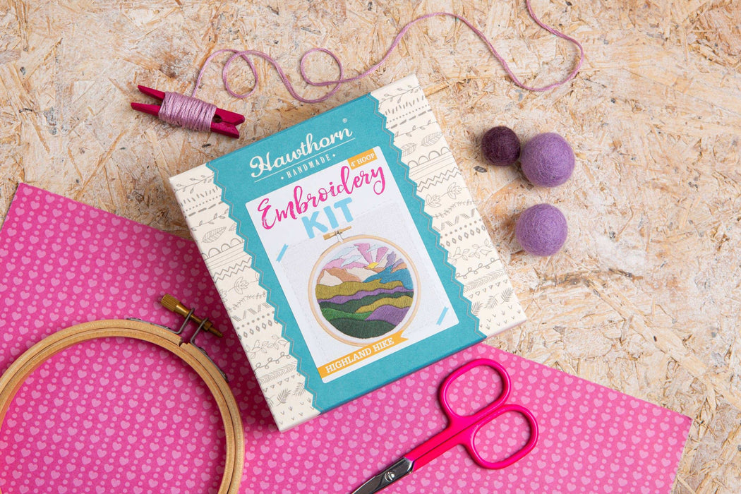 Highland Hike Mini Embroidery Kit